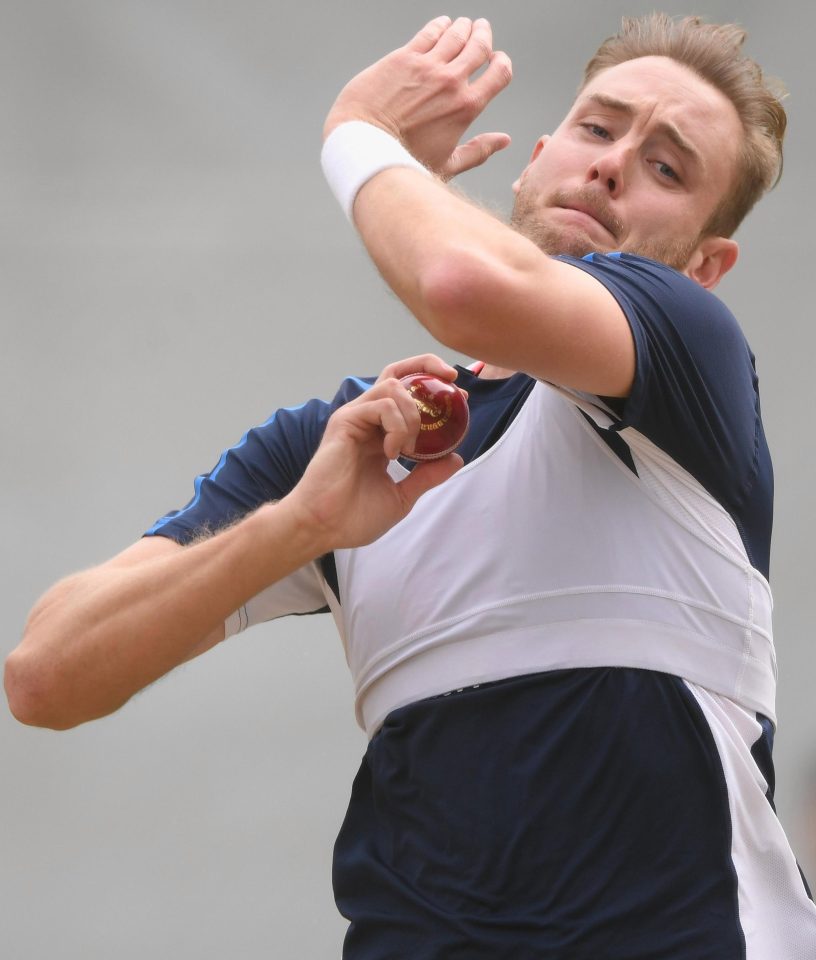  Stuart Broad could find himself coming on as first change in the first Test against New Zealand