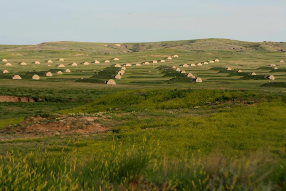  The 'survival community' in Edgemont, South Dakota.