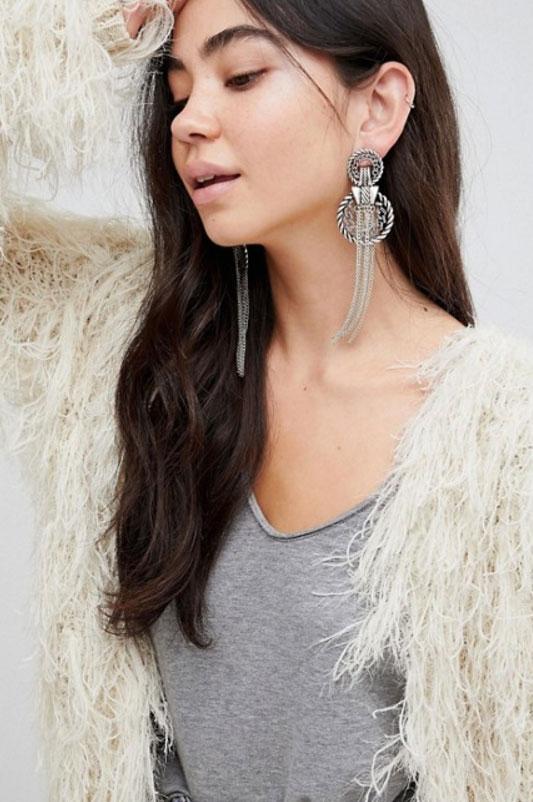  These gorgeous drop earrings are perfect for the 2018 oversized jewellery trend