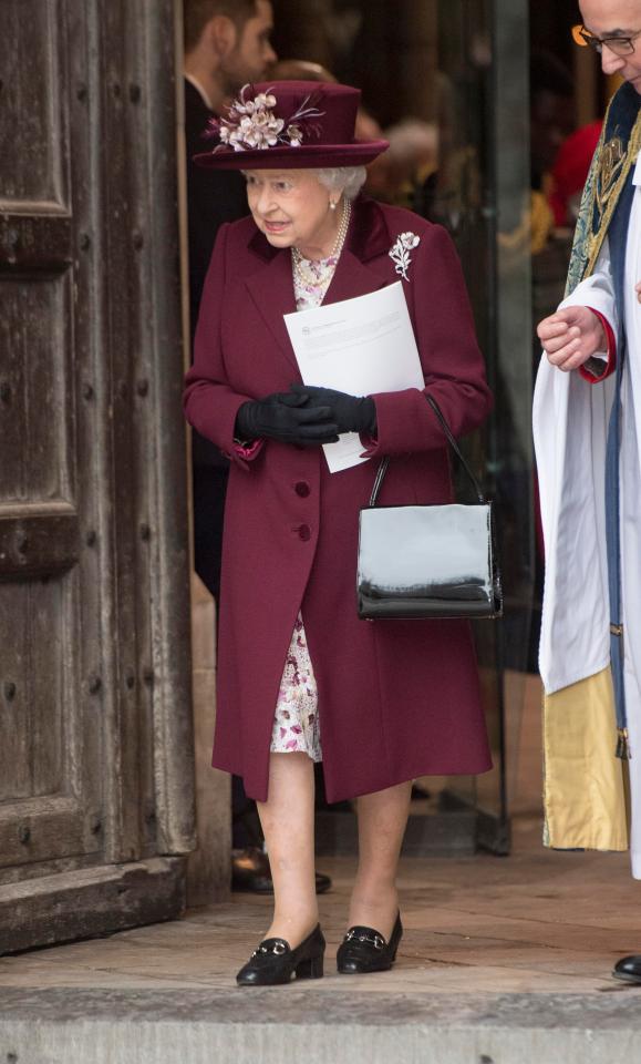  The Queen as she left the event