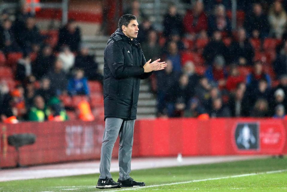  Pellegrino has been sacked with eight league games left to play