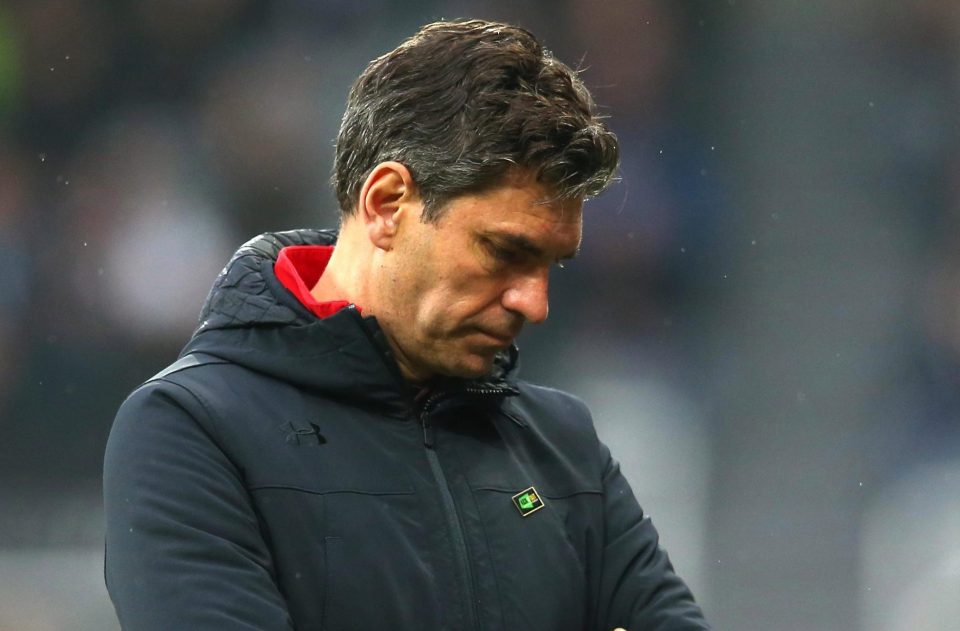 Mauricio Pellegrino left Southampton in a relegation fight with just one win in 17 games