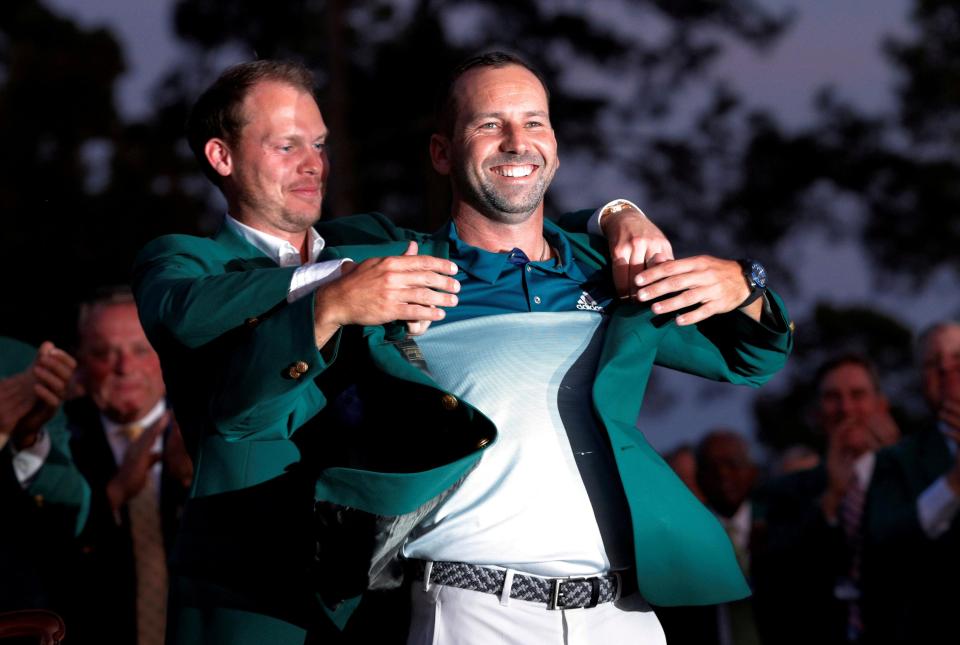  Sergio Garcia finally won his first major when he was crowned Masters champion last year