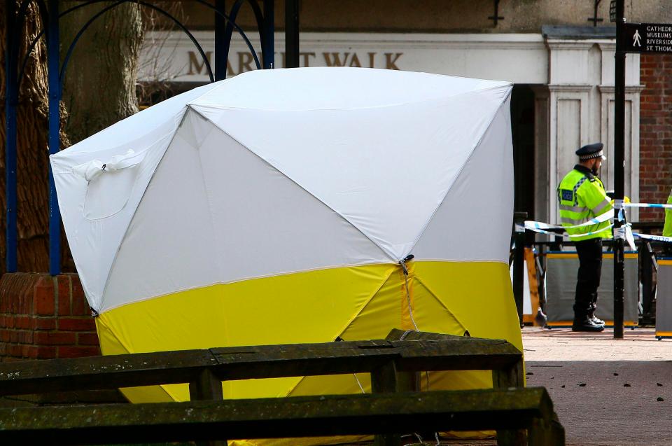  Cops are still investigating after huge areas of Salisbury were cordoned off following the attack