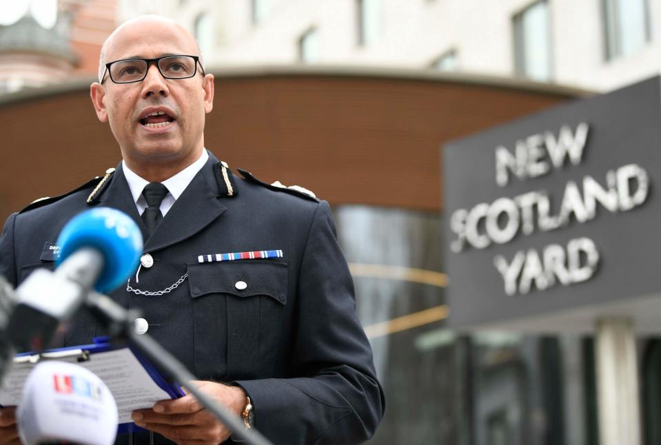  Neil Basu, the Met's counter terrorism chief appealed for more help today