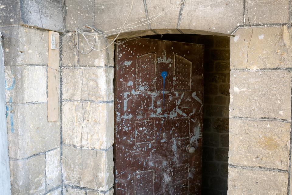  The main entrance to the Turkish baths in the hotel, which had been a luxury resort