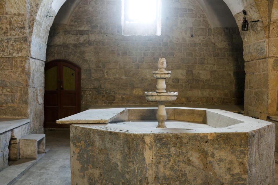  The massage and steam area of the Turkish baths in the hotel