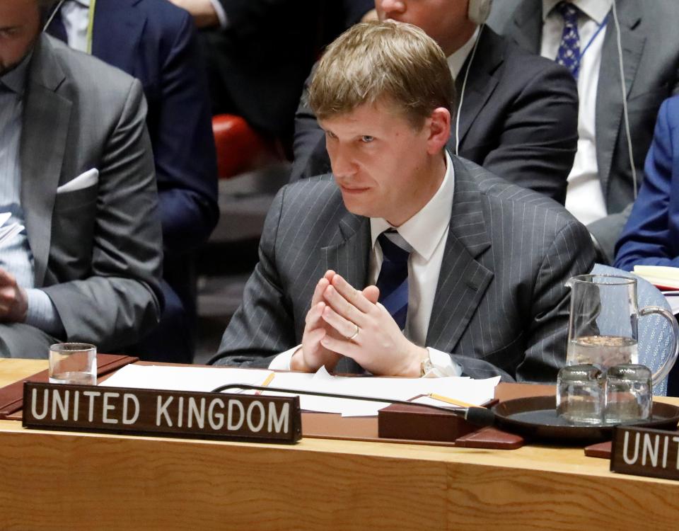  UK ambassador to the UN told a special meeting of the Security Council that the Organisation for the Prohibition of Chemical Weapons has been called on to go over the British analysis of the attack