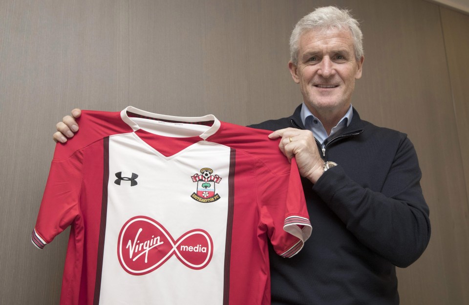 Mark Hughes has been named Southampton boss until the end of the season