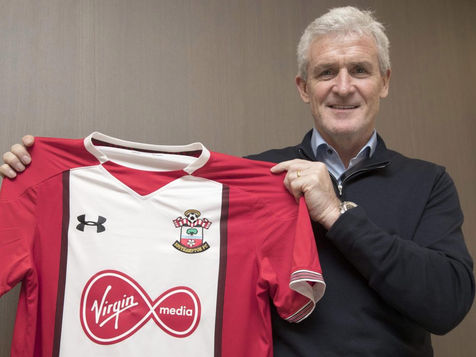  Former Southampton player Mark Hughes has been named as the club's new boss