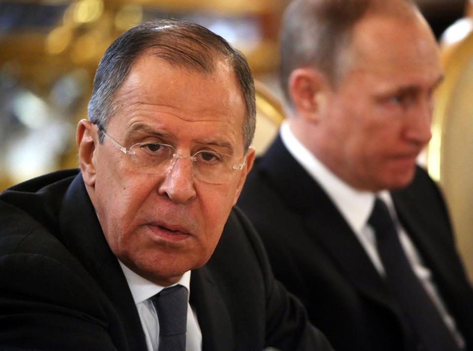  Foreign minister Sergei Lavrov claimed Britain is being 'boorish'