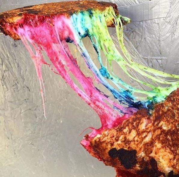  Cheese fanatics can also buy their incredible Rainbow toasties at the pop-up event