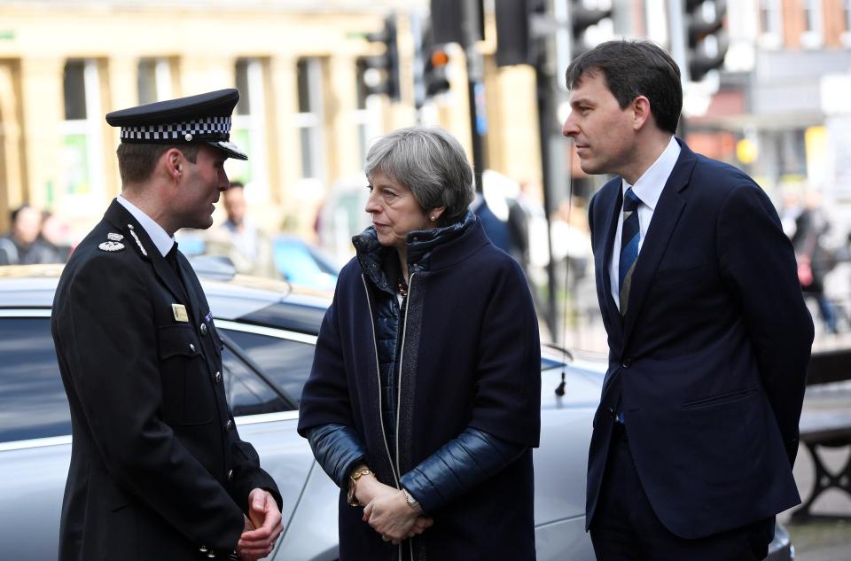  Theresa May visited Salisbury this week