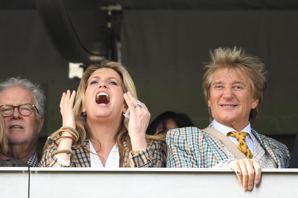  Penny and Rod cannot contain their excitement at the horse races on St Patric's Thursday