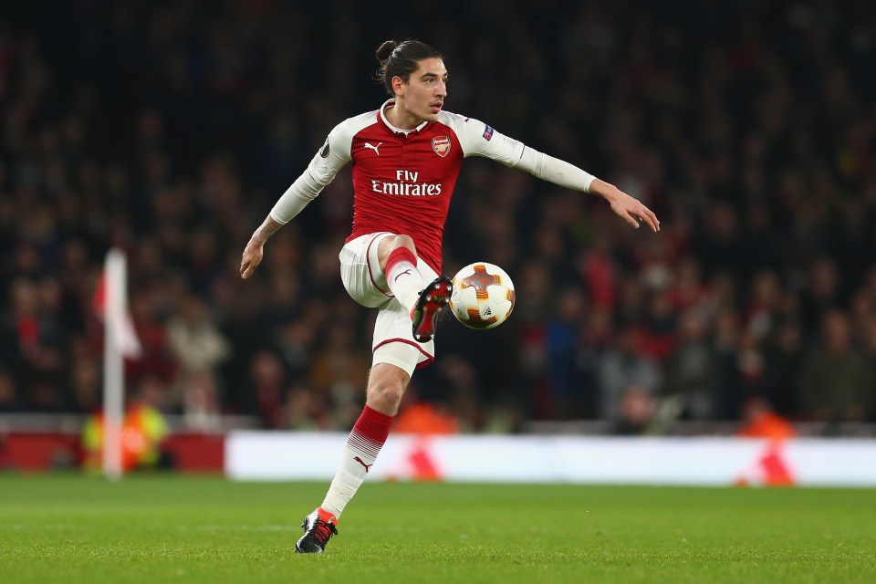 Arsenals Hector Bellerin is being looked at as a new right-back