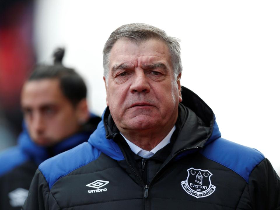  Sam Allardyce is looking to make changes to Everton squad next season