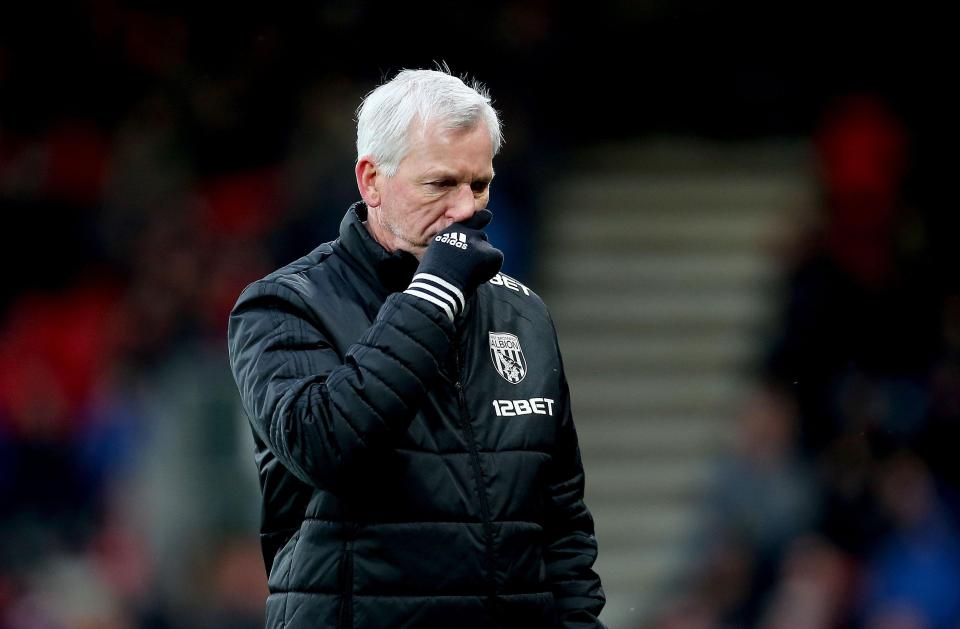  Alan Pardew's dreadful West Brom are quickly sinking to the Championship