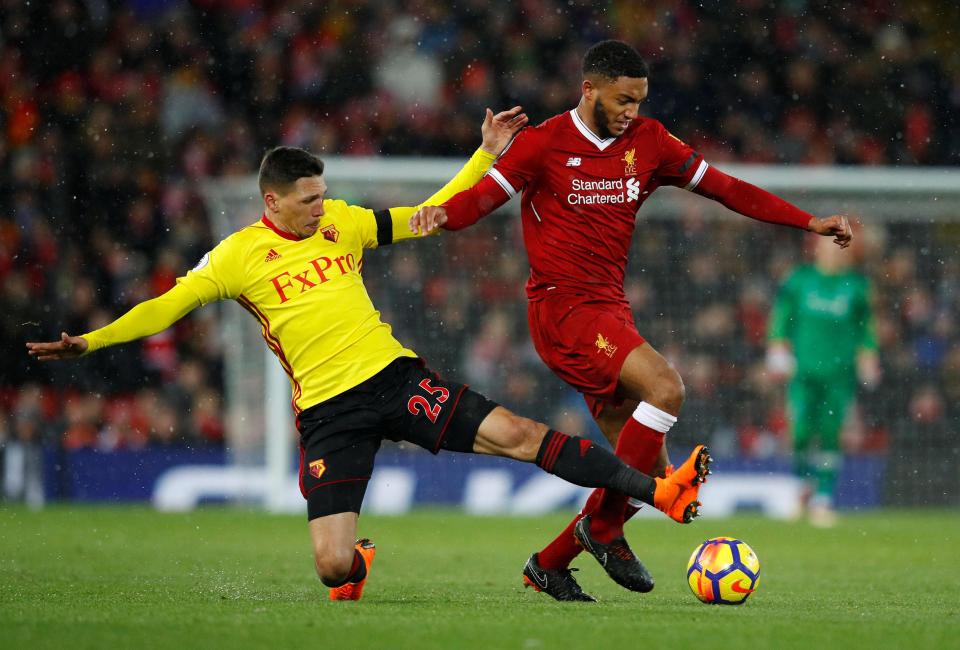 The Reds defender will be praying it's not serious ahead of the Champions League clash with Manchester City