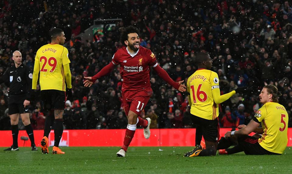 Salah ran Watford ragged with a brilliant four-goal display at Anfield