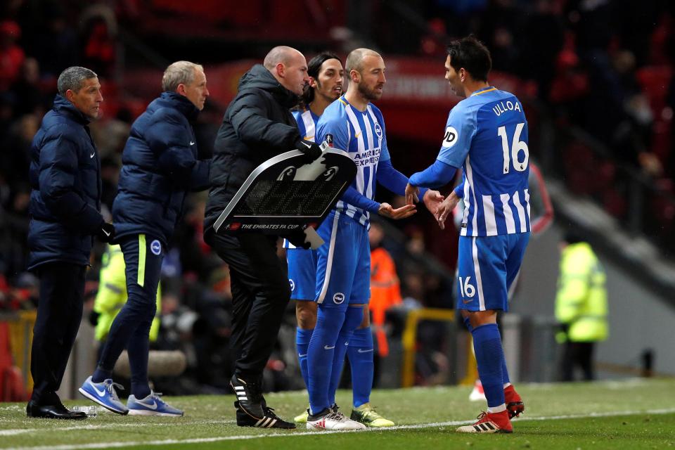  Brighton's Glenn Murray, born in Cumbria, sported a new one all over barnet