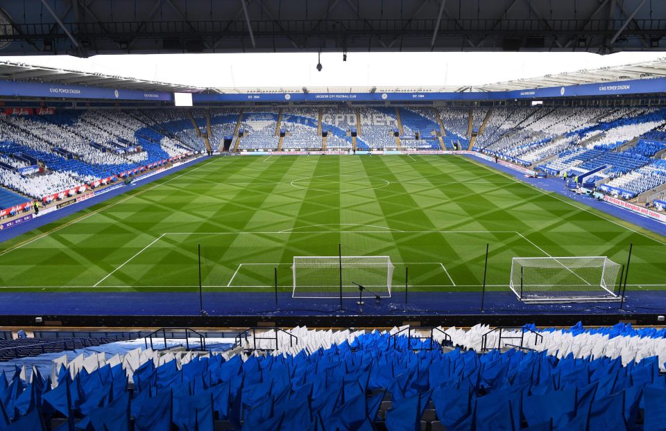  Leicester's groundsmen were at it again with their latest pitch design