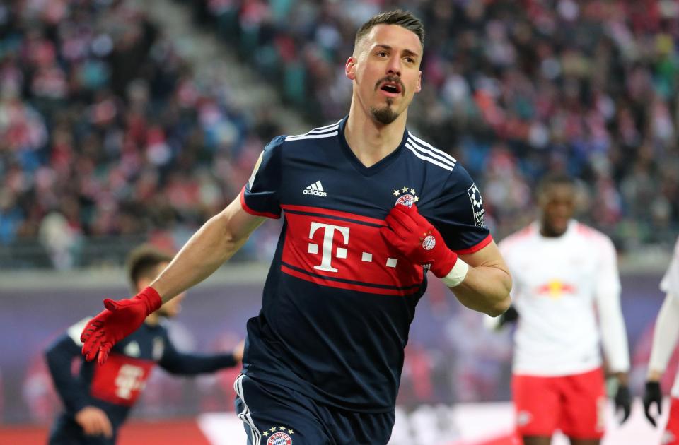  Sandro Wagner opened the scoring for Bayern