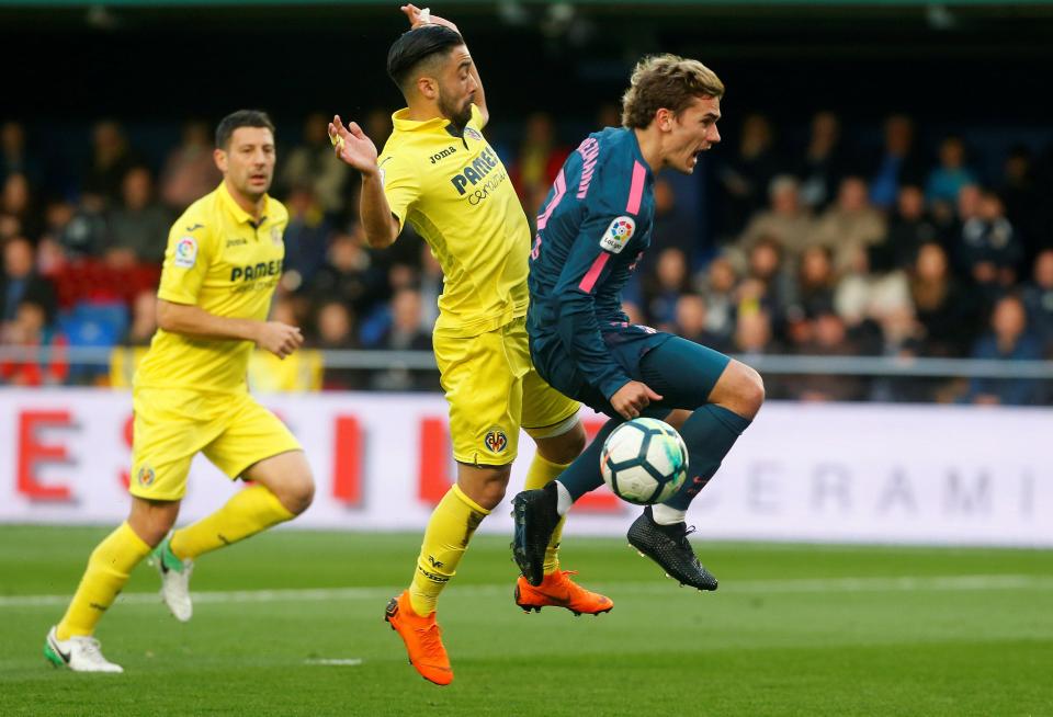  Left-back Jaume Costa was the man guilty of fouling Griezmann inside the box