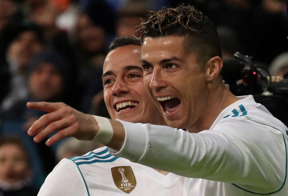  Cristiano Ronaldo smashed four passed Girona on their first Bernabeu trip