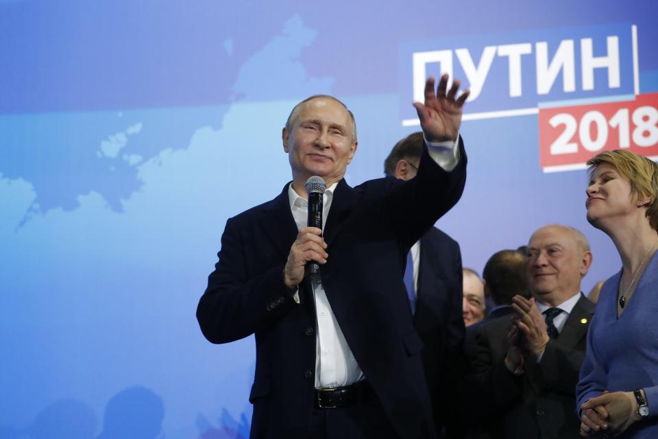  On Sunday, in the wake of the Sailsbury attack, Vladimir Putin won re-election in Russia with an unprecedented 77% of the vote