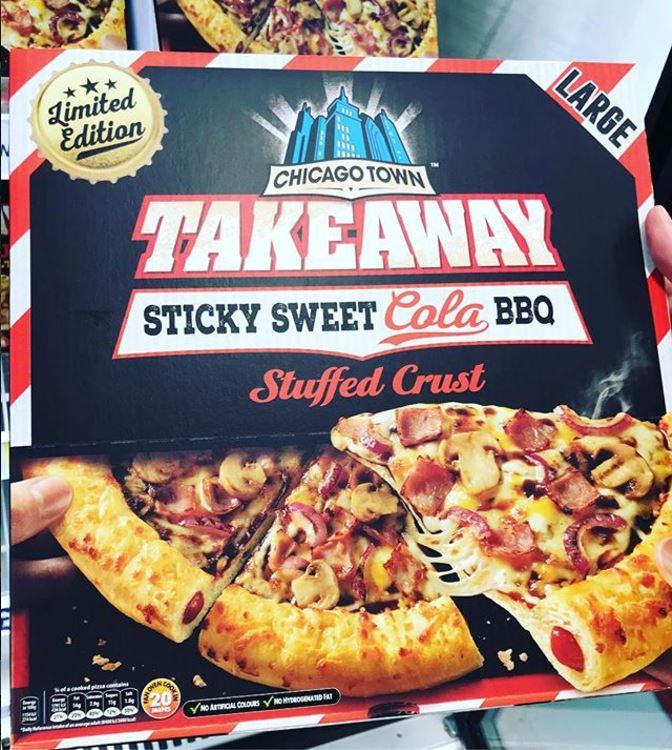  The limited edition pizza is available at Tesco for £3.90