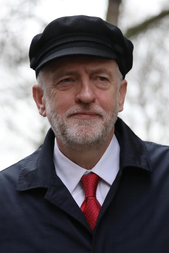  Jeremy Corbyn wearing his 'Commie cap'