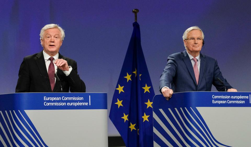  David Davis and Michel Barnier are currently working on a future trade deal between Britain and the EU