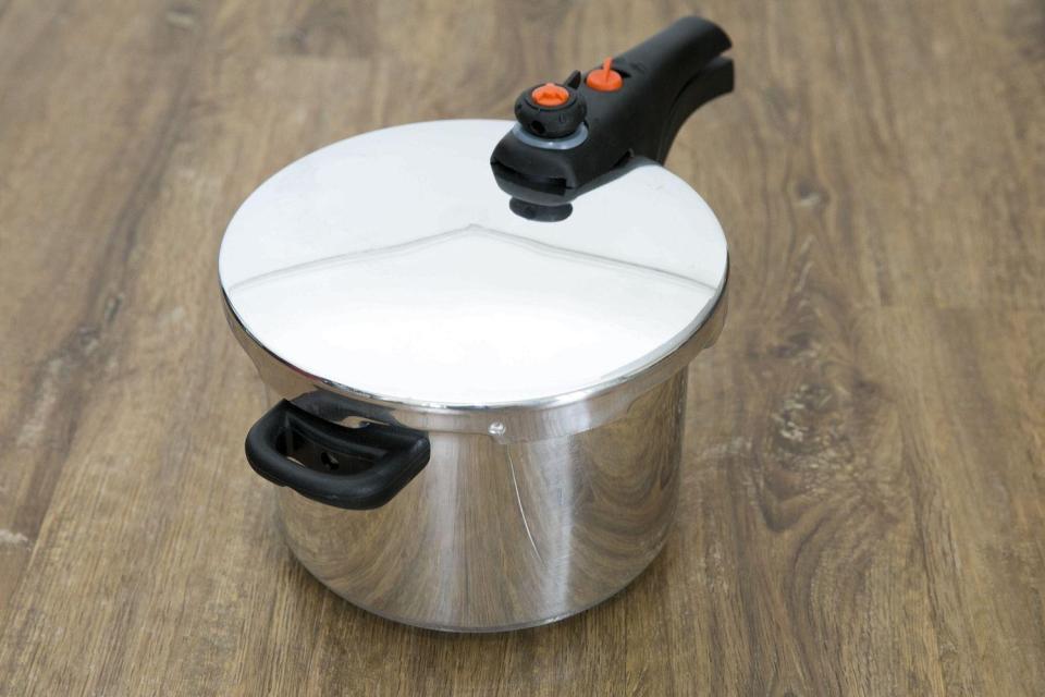  Hussain told Chris to make a homemade bomb using a pressure cooker (pictured) to 'hit' British soldiers at home