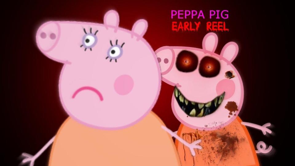  Vid shows Peppa Pig being menaced by a gruesome zombie