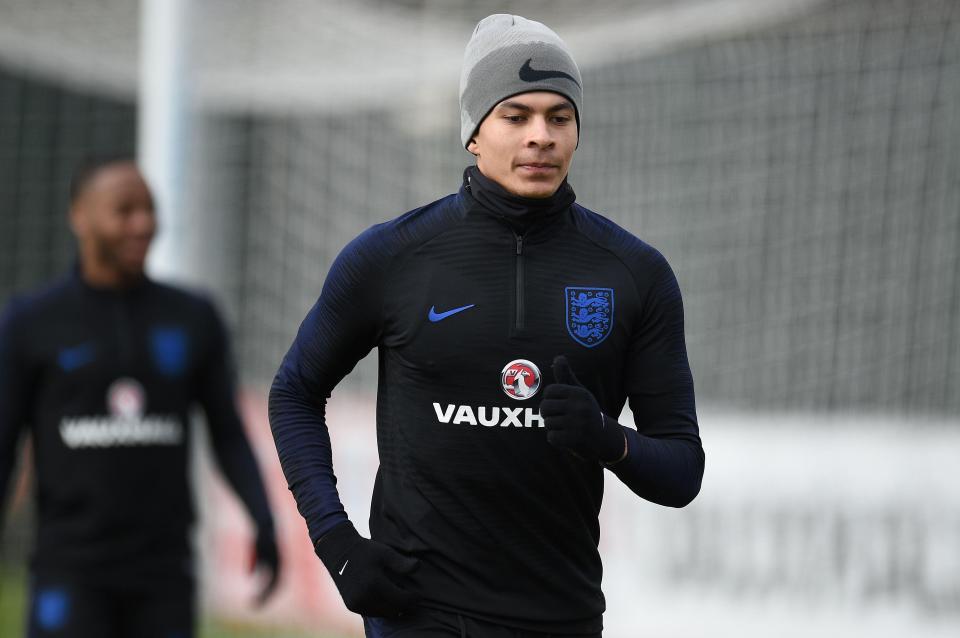 Dele Alli is preparing to take on Holland and Italy with the Three Lions over the coming days