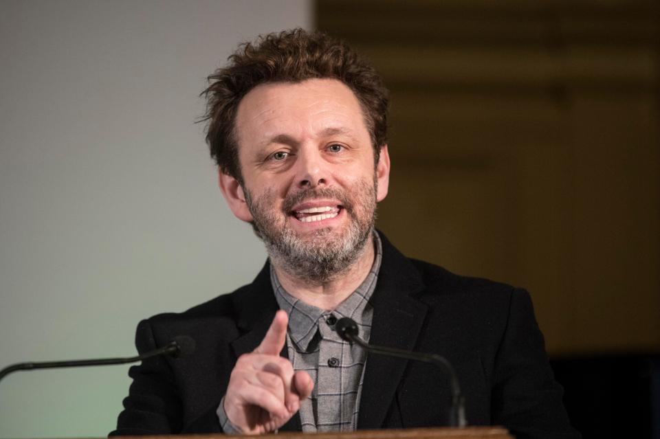  Hollywood star and Welsh actor Michael Sheen was in Glasgow today addressing the Responsible Finance conference