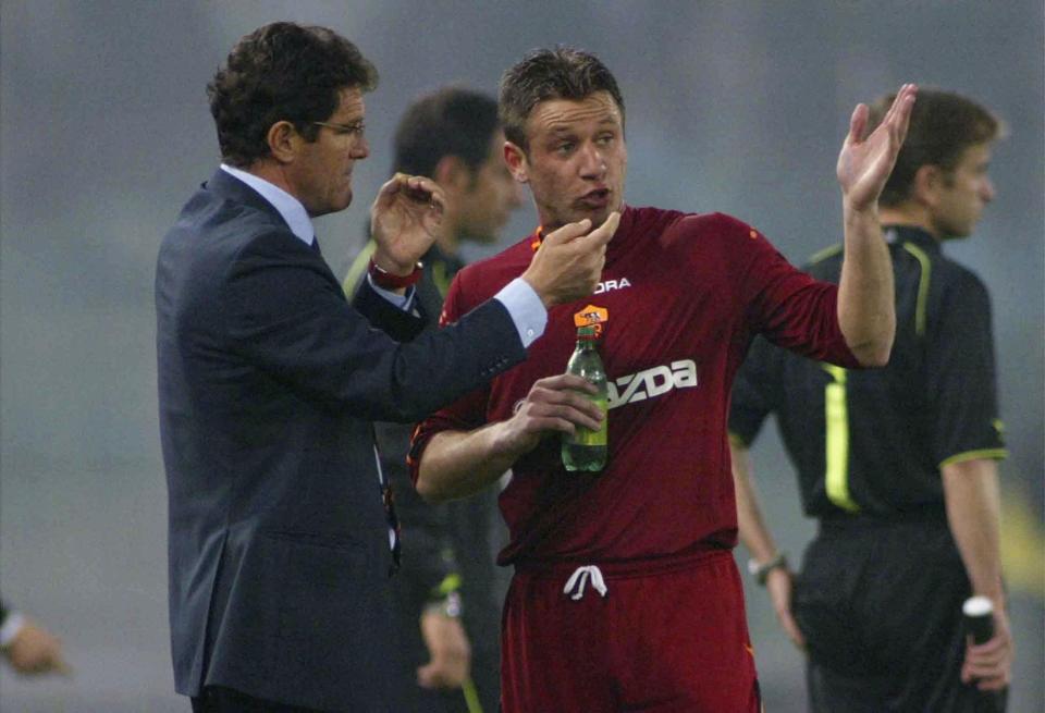 Antonio Cassano was rarely in Fabio Capello's good books