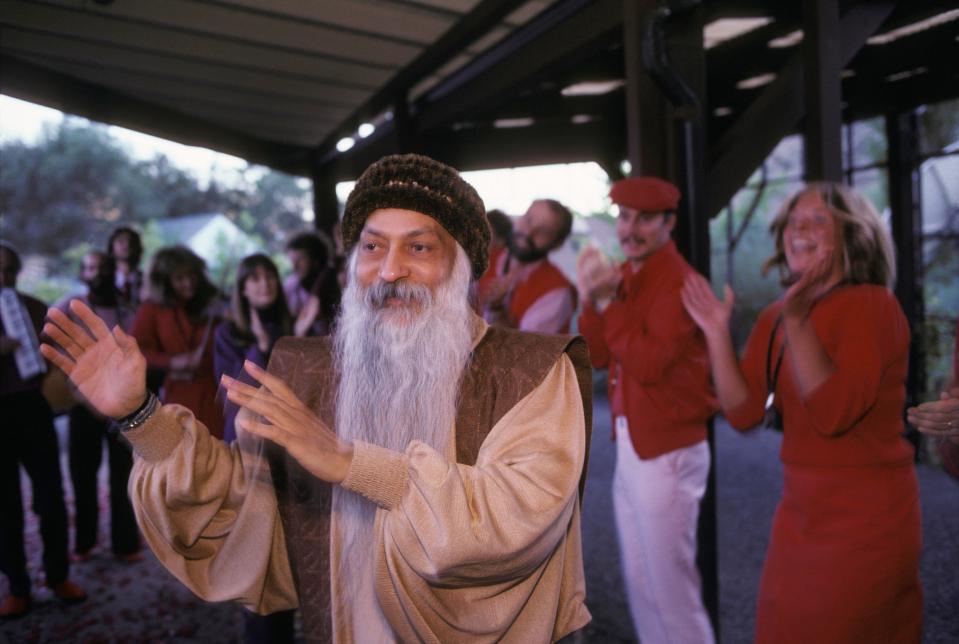  The cult leader led his followers - Rajneeshees - to the deserts of Oregon