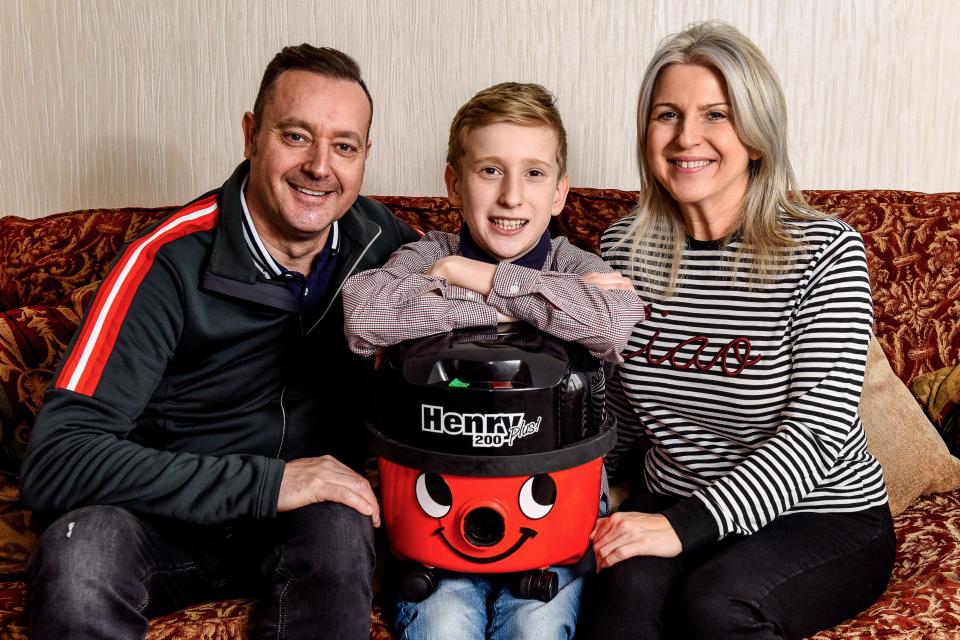  Matthew started collecting at age two when he was given a toy Henry vacuum cleaner