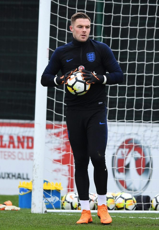 Jack Butland has his hands on the No 1 jersey - but does not know for how long