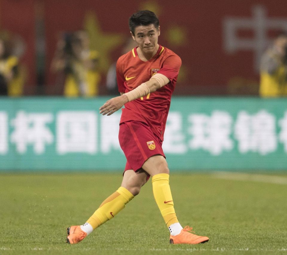 Tattoos were banned on Chinese footballers during match against Wales