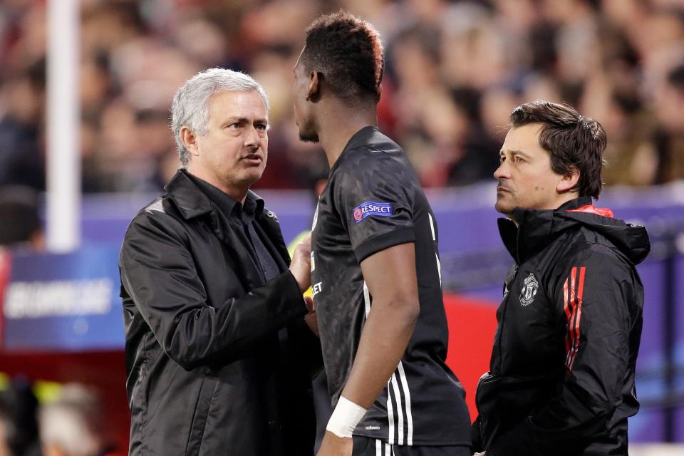  Mourinho and Pogba are believed to have a frosty relationship at the Theatre of Dreams