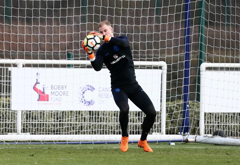  Joe Hart may not even make the England squad for the World Cup