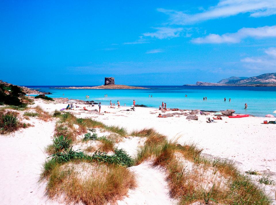  Stintino in Sardinia has shallow, turquoise waters which are ideal for a paddle