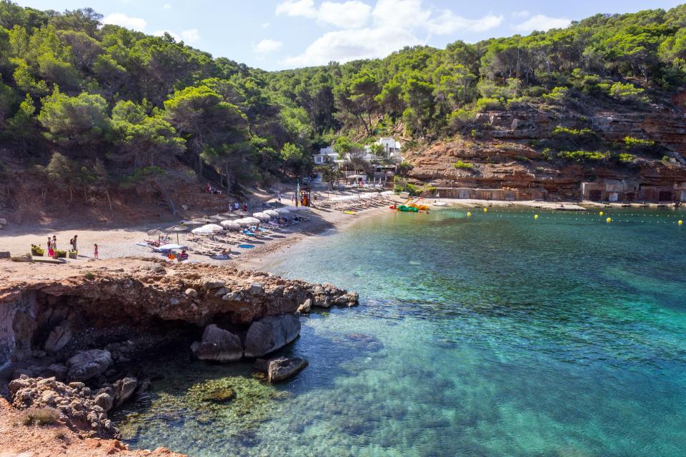  Cala Salada in Ibiza is a hidden gem - and is one of the most Instagrammed beaches in Europe