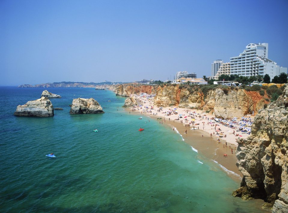  The popular resort of Praia da Rocha is popular with families - and comes in an number eight on the list