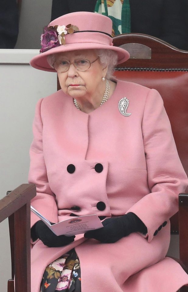  Queen Elizabeth II attends the decommissioning ceremony for HMS Ocean