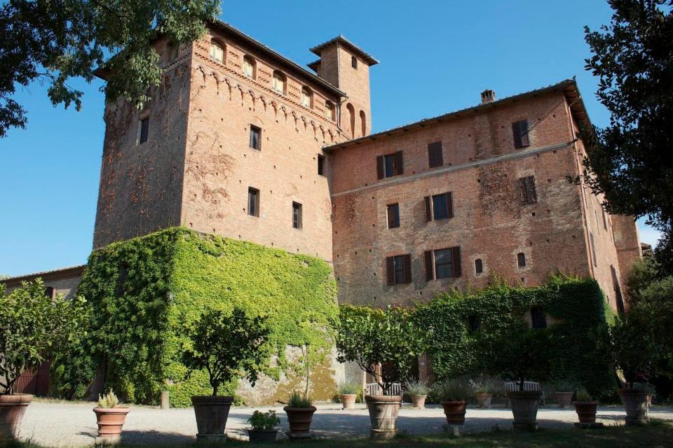  This B&B is situated in a castle in Siena and does a delicious breakfast