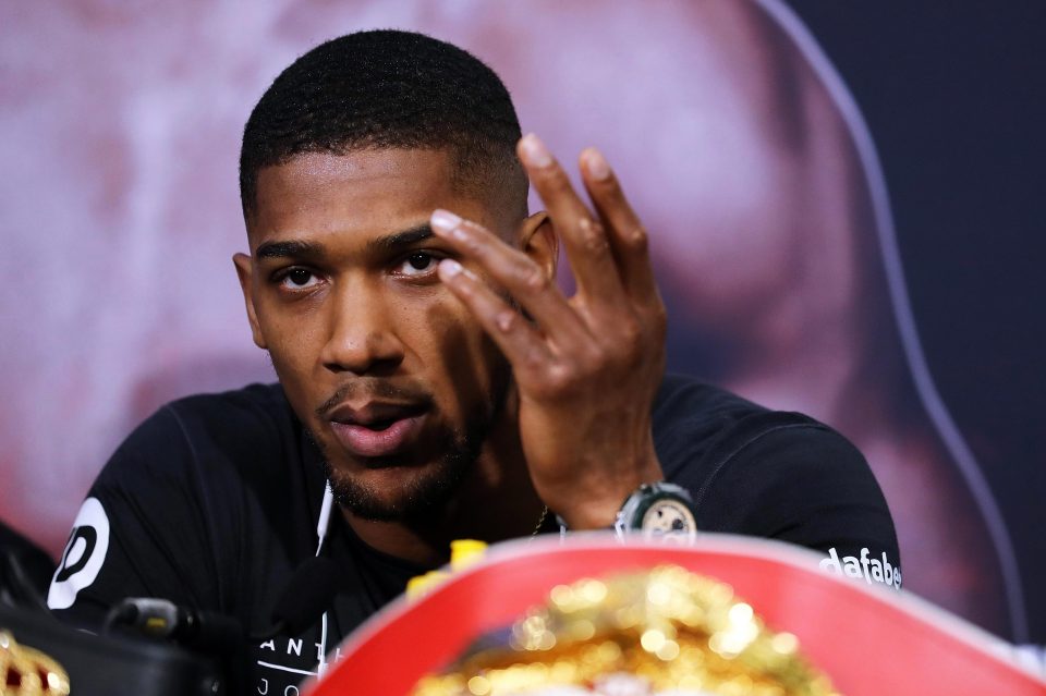  Anthony Joshua does not want people using his name then not backing it up with a fight offer