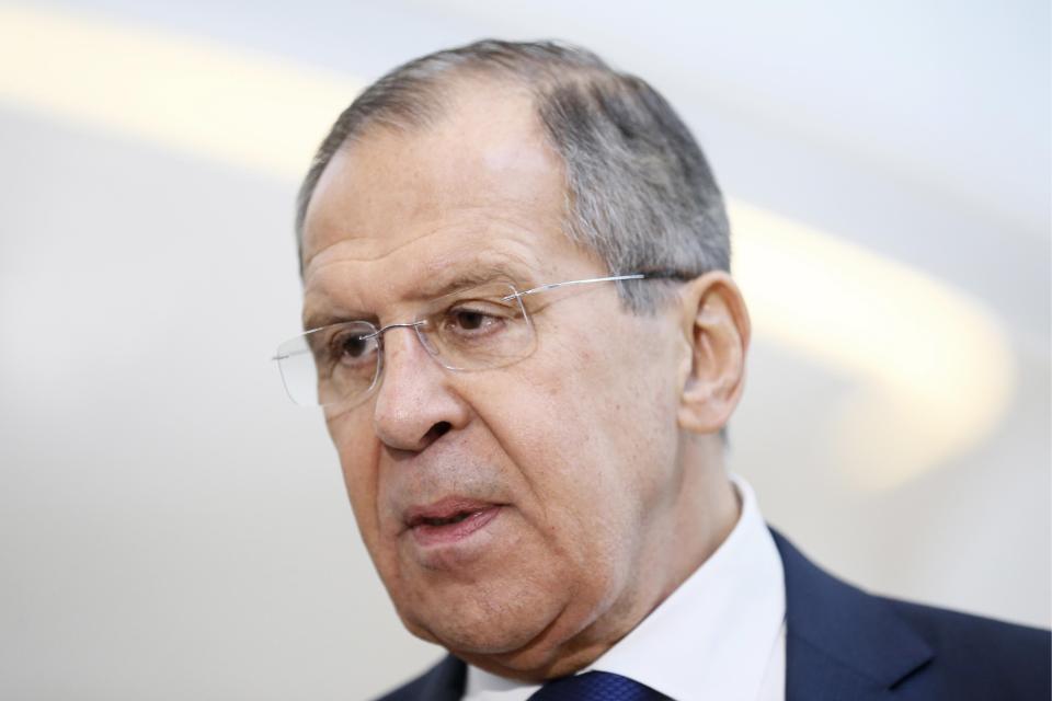  Russian foreign minister Sergei Lavrov accused Britain and the US of blackmailing their allies into booting out Russian diplomats